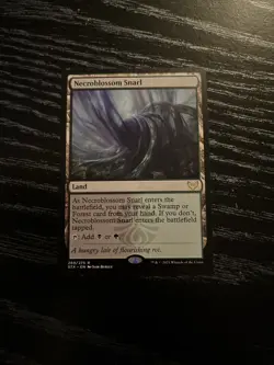 MTG Necroblossom Snarl (269/423) Strixhaven School of Mages NM - Image 1