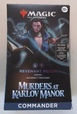 MURDERS AT KARLOV MANOR - COMMANDER DECK - REVENANT RECON - MAGIC THE GATHERING - Image 1