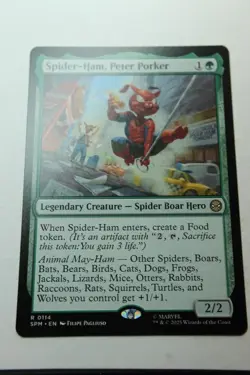 MTG Spider-Ham Peter Porker x1- -Marvel's Spider-Man-Near Mint - Image 1