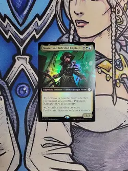 1x Xavier Sal, Infested Captain Extended FOIL - NM/M LCC MTG Magic - Image 1