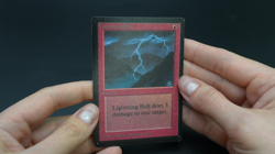 Lightning Bolt Beta MTG Card Magic: the Gathering 1993 - Image 2