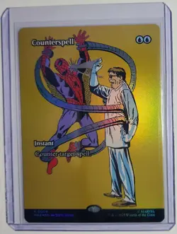 Counterspell 009 Foil Borderless MAR - Spideman Magic the Gathering - Image 1