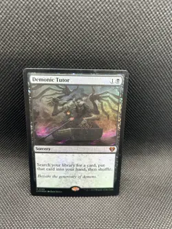Magic the Gathering Demonic Tutor (0150) (Borderless) (Foil) Commander Masters - Image 2