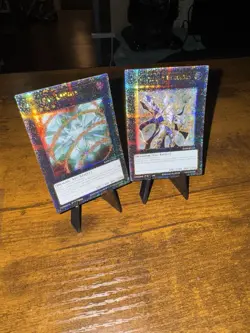 Yugioh RA04 Quarter Century Secret Rare Dragon Laggia & Constellar Pleiades NM - Image 2