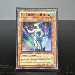 NM/VLP - Neo-Spacian Aqua Dolphin - 1st Super - POTD-EN003 - Yu-Gi-Oh - Image 1