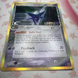 Pokemon Card - Espeon Delta Species 4/113 Reverse Holo Rare Stamped - Image 4