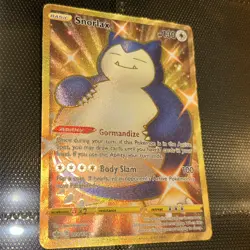 Pokemon TCG Snorlax Sword & Shield Chilling Reign Holo Card 224/198 Secret Rare - Image 2