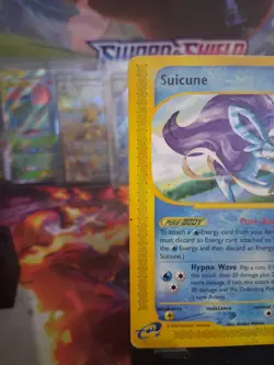 Pokemon TCG Suicune E-Reader Black Star Promo Card 53 4Ever Stamp LP Condition - Image 3