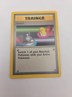 Pokemon TCG Switch Base Set Trainer Unlimited Common Card 95/102 - Image 1