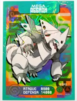 CARD POKEMON EJ VOL. IV #28 MEGA AGGRON 2020 Hoenn PERU South America TCG FOIL - Image 1