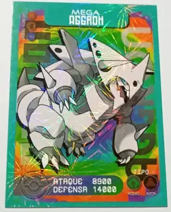 CARD POKEMON EJ VOL. IV #28 MEGA AGGRON 2020 Hoenn PERU South America TCG FOIL - Image 2