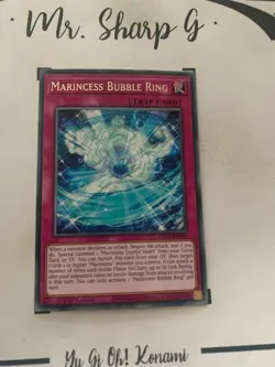 MARINCESS BUBBLE RING -1st EDITION LED9-EN037 ENGLISH Yu-Gi-Oh! CARD RARE KONAMI - Image 3