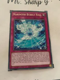 MARINCESS BUBBLE RING -1st EDITION LED9-EN037 ENGLISH Yu-Gi-Oh! CARD RARE KONAMI - Image 4