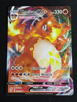 Charizard VMAX 020/189 Darkness Ablaze Full Art Pokemon Card - Image 1