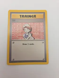 Pokemon TCG Bill Base Set Trainer Unlimited Common Card 91/102 - Image 1