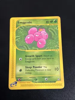 Pokemon Exeggcute Aquapolis Card 76/147 Common - Image 1