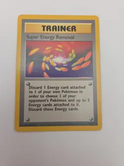 Pokemon TCG Super Energy Removal Base Set, Unlimited Rare 1995 Card - Image 1