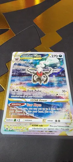 Darkrai VSTAR Crown Zenith: Galarian Gallery Holo Card GG50/GG70 NM/M Condition - Image 4