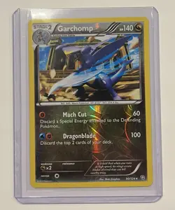 Garchomp Holo Rare 90/124 Dragons Exalted Set 2012 Pokemon TCG Card - Image 1