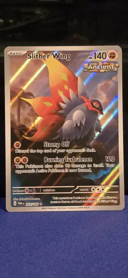 Pokemon TCG Slither Wing Illustration Rare Card 203/182 Sv04: Paradox Rift - Image 1