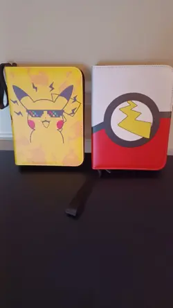 Pokemon Card Album Lot of 2 Pikachu & Bolt Zipper Case with 50 pages each - Image 4