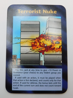 TERRORIST NUKE ILLUMINATI NEW WORLD ORDER LIMITED INWO CARD GAME STEVE JACKSON - Image 2