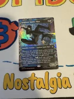 Symbiote Spider-Man FOIL (Borderless)MTG Marvel's Spider-Man Magic The Gathering - Image 1