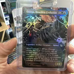 MTG Final Fantasy, Omega, Heartless Evolution - Borderless Foil #347 - Image 1