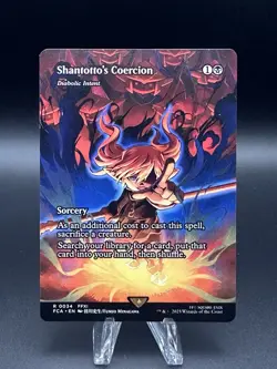 Shantotto’s Coercion - Diab. Intent [Showcase] (NM) - MTG - Final Fantasy (ENG) - Image 1