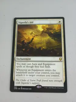 MTG Sigarda's Aid (384/794) Commander Legends Magic The Gathering NM - Image 1