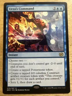 Urza's Command (REGULAR) x1 - MTG The Brothers' War BRO #70 - Image 1