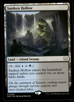 1x Sunken Hollow - Commander: March of the Machine - NM - MTG - Image 1