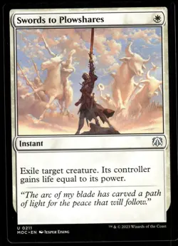 1x Swords to Plowshares - Commander: March of the Machine - NM - MTG - Image 1