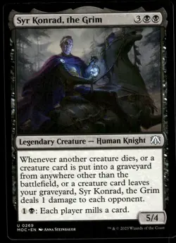 1x Syr Konrad, the Grim - Commander: March of the Machine - NM - MTG - Image 1