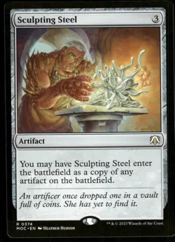 1x Sculpting Steel - Commander: March of the Machine - NM - MTG - Image 1