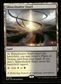 1x Shineshadow Snarl - Commander: March of the Machine - NM - MTG - Image 1