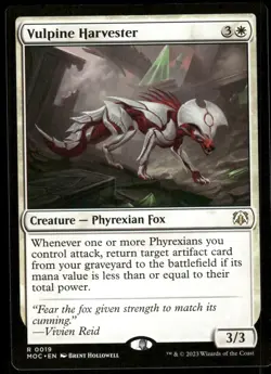 1x Vulpine Harvester - Commander: March of the Machine - NM - MTG - Image 1