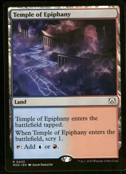 1x Temple of Epiphany - Commander: March of the Machine - NM - MTG - Image 1