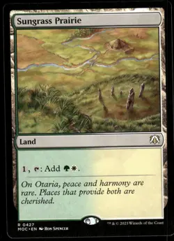 1x Sungrass Prairie - Commander: March of the Machine - NM - MTG - Image 1