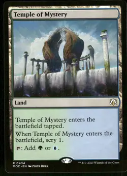 1x Temple of Mystery - Commander: March of the Machine - NM - MTG - Image 1