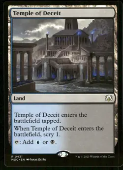 1x Temple of Deceit - Commander: March of the Machine - NM - MTG - Image 1