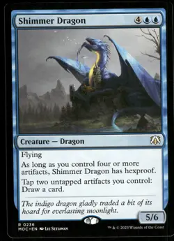 1x Shimmer Dragon - Commander: March of the Machine - NM - MTG - Image 1