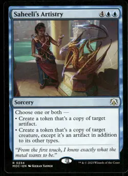 1x Saheeli's Artistry - Commander: March of the Machine - NM - MTG - Image 1