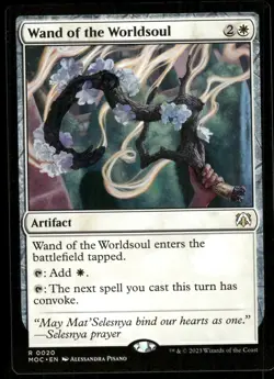 1x Wand of the Worldsoul - Commander: March of the Machine - NM - MTG - Image 1