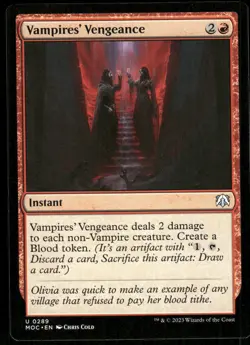 1x Vampires' Vengeance - Commander: March of the Machine - NM - MTG - Image 1