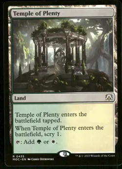 1x Temple of Plenty - Commander: March of the Machine - NM - MTG - Image 1