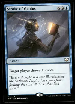 1x Stroke of Genius - Commander: March of the Machine - NM - MTG - Image 1