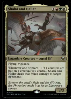 1x Foil Shalai and Hallar - Commander: March of the Machine - NM - MTG - Image 1