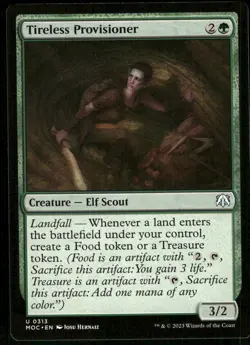 1x Tireless Provisioner - Commander: March of the Machine - NM - MTG - Image 1