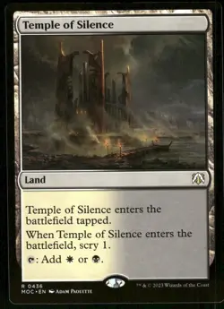 1x Temple of Silence - Commander: March of the Machine - NM - MTG - Image 1